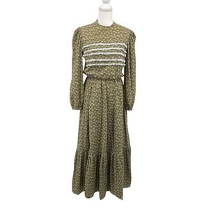 Bridgerton Vintage Victorian Style Floral Long Dress